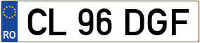 Truck License Plate